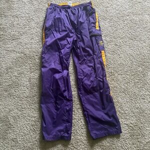 Logo Athletic Minnesota Vikings Windbreaker Pants Mens XL Purple Cargo Lined Y2K